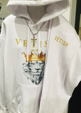 Load image into Gallery viewer, V E T I S H WHITE HOODIE LION
