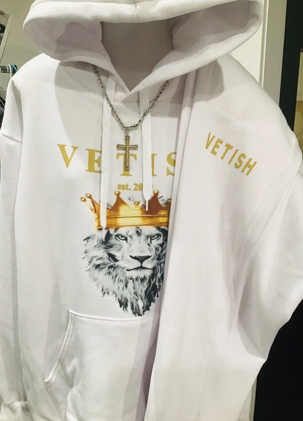V E T I S H WHITE HOODIE LION