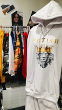 Load image into Gallery viewer, V E T I S H WHITE HOODIE LION
